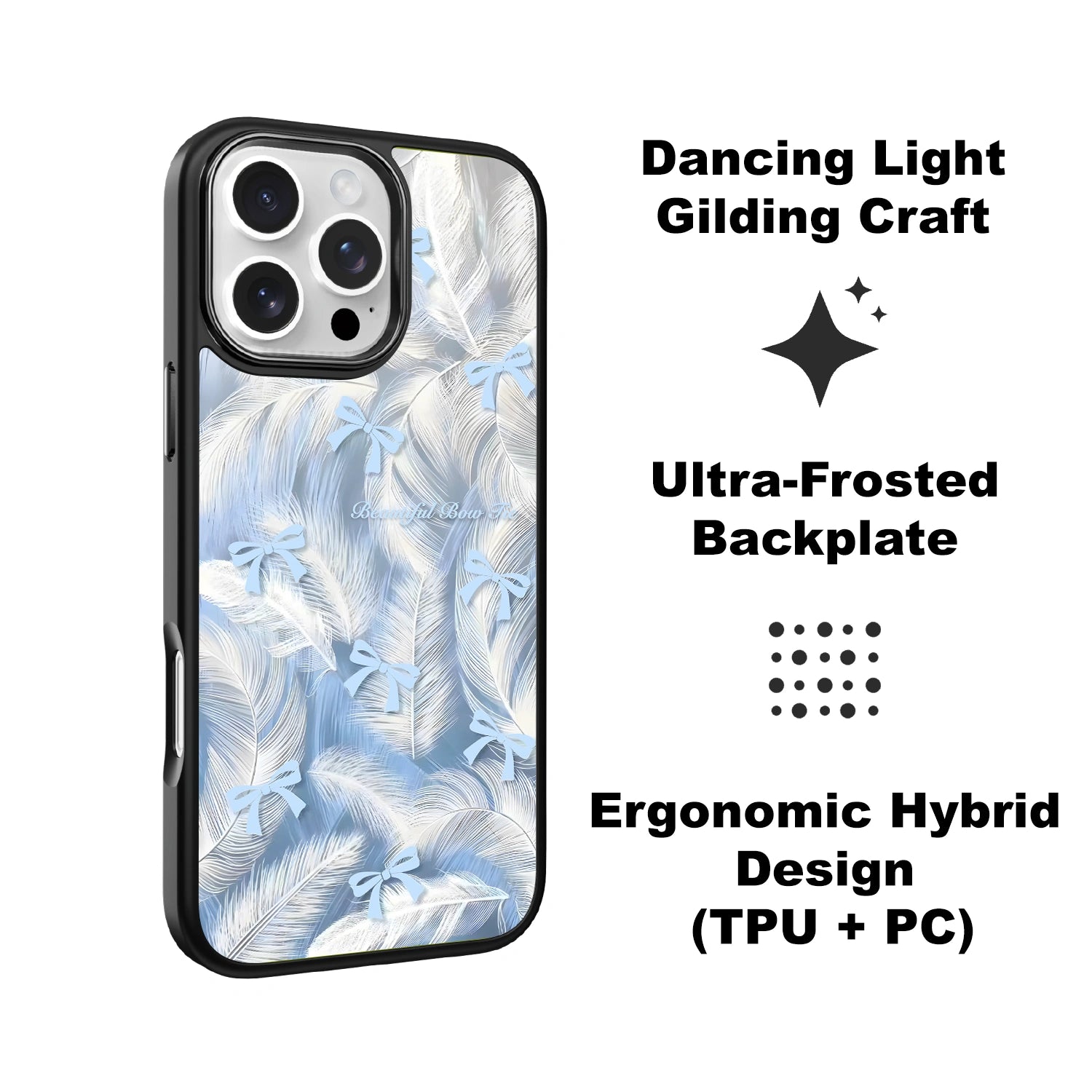 Feather Bow - iPhone Case